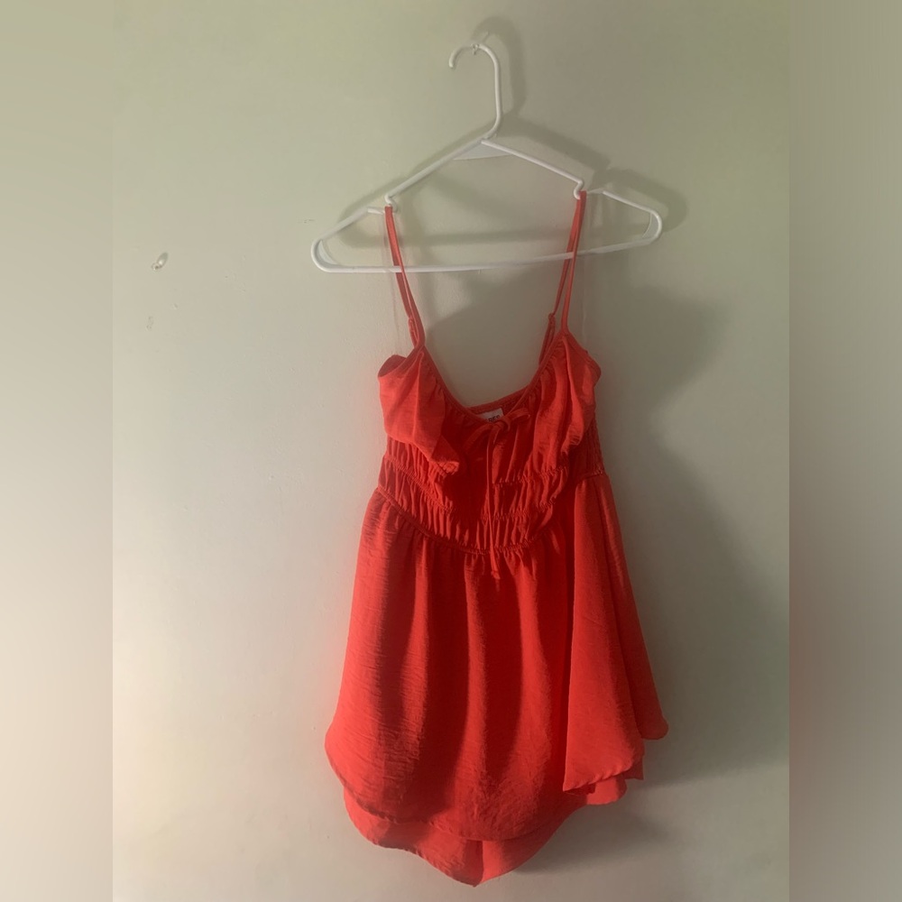 No Boundaries Red Jumpsuit